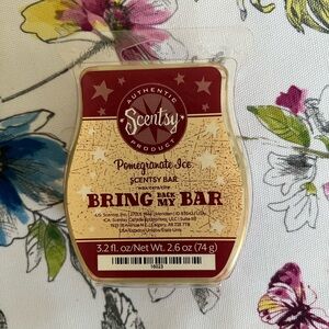 New Scentsy Bar 3.2 fl oz Pomegranate Ice for use with Scentsy Warmer.